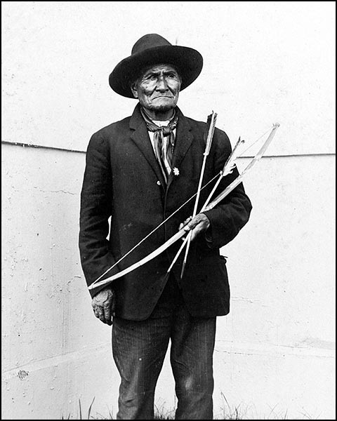 Geronimo with arrows